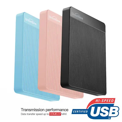 Portable 500GB 1TB 2TB External Hard Drive HDD For Ps4/Ps5 XBox One PC Laptop • £24.99