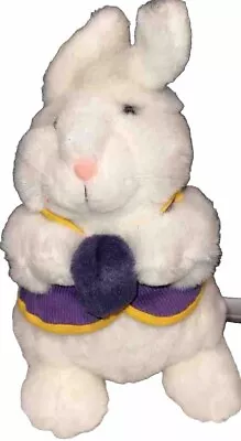 Cadbury Chocolate Bunny Plush Toy White 31cm Soft Rabbit Rattle Vintage 1997 • $25