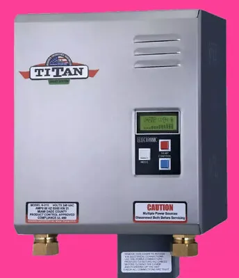 Titan-SCR4 N-210 Tankless Water Heater Stainless Steel Cover 21 KW Free Ship • $441