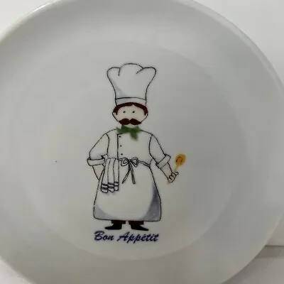 BIA Bon Appetit Chef Appetizer Salad Plate Cordon Bleu Replacement Mustache • $7