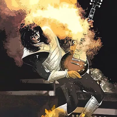   KISS Ace Frehley Guitar   POSTER • £28.49