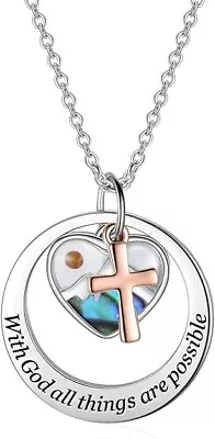 Faith Move Mountain Mustard Seed Pendant Necklace Gifts Sterling Silver 18+2-USA • $96.50