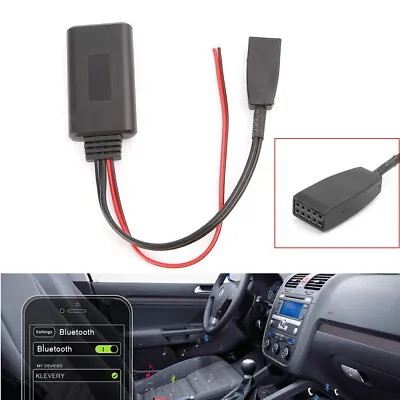 Car Bluetooth 4.0 AUX Cable Adapter For BMW E39 E46 E53 Business CD Head Unit • $15.20