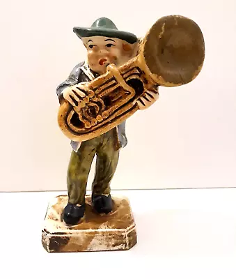 Vintage Sousaphone Player Figurine Tuba Musician Music Made In Japan Figure • £14.46