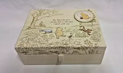 Disney Classic Pooh Winnie The Pooh New Baby Keepsake Box With Drawers • £4.99