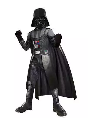 Darth Vader Deluxe Costume Kids Official Disney Star Wars Boys Villain Dress Up • $54.86