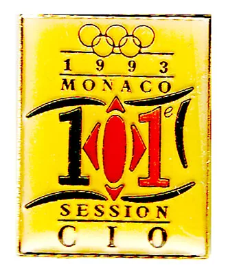 1993 Iooc Monaco International Olympic Committee Session Pin • $38