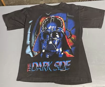 90s Vintage - 1996 Star Wars Shirt The Dark Side Men's Tee  -  Large • $90