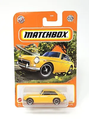 Matchbox 1971 MGB GT Coupe Yellow 1:64 Scale Diecast Car NEW • $8.50