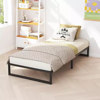 8 Inch Twin Bed Frames Metal Platform Mattress Foundation With Steel Slat Suppo • $106.23