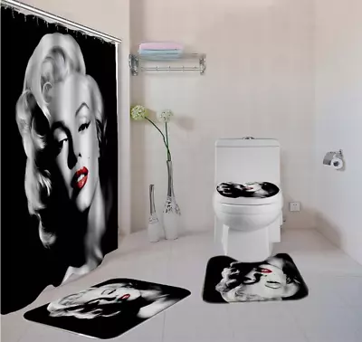 Marilyn Monroe Beautiful Woman Ver2 Premium Shower Curtain Sets • $34.99