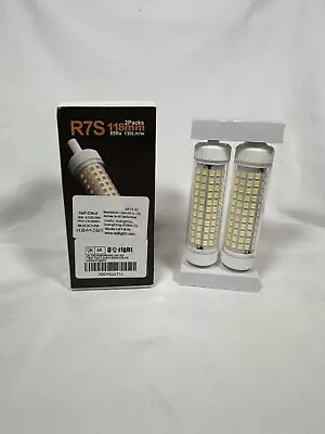 2 Pack R7S LED 118mm CW 6000K Floodlight Bulb 16W • £11.99