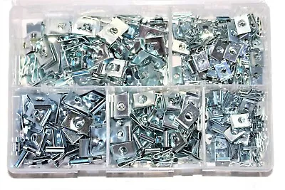 £23.25 • Buy Assorted Box Of Speed Spire Fasteners U Clips 6 - 14 BZP QTY 300 Pieces AT7