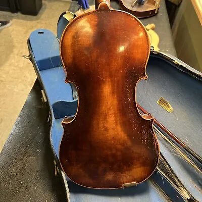 German Strad Copy 4/4 Violin For Repair. • $195