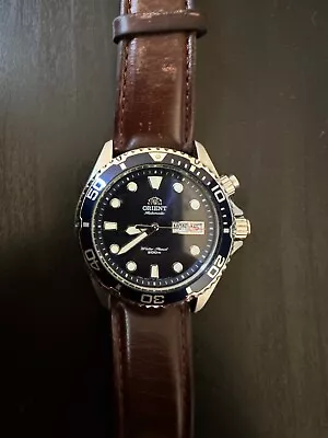 Orient Ray II Automatic Diver Wrist Watch - Blue Dial  • $61