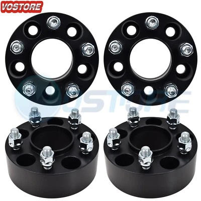 2" Wheel Spacers 5x4.5 To 5x4.5 – 2PCS, 1/2x20 Thread, 82.5mm Hub For Ford Mustang Ranger Jeep