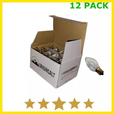 🔥SALE! 12 Pack Candelabra 15W E12 Salt Lamp Oil Heat Scent Night Light Bulb • $9.99