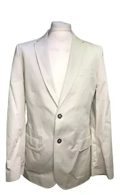 IZOD Men's 2 Button Blazer Ivory Color Size Medium • $22.99