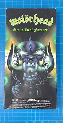 VTG Motorhead Stone Deaf Forever 5 Disc Cd Box Set Poster Book Definitive Lemmy • $99.99