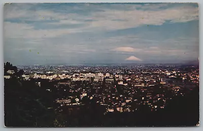 Portland And Mt St Helens Oregon OR Aerial View Postcard • $3.99