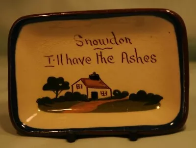 Longpark Pottery Snowdon Cottage Ash Tray In Very Good Condition • £5