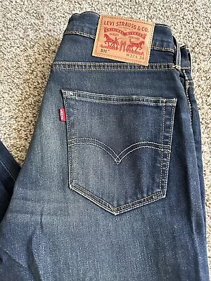 Levis 511 Jeans - Mens Size 32x34 - Blue Washed • $32