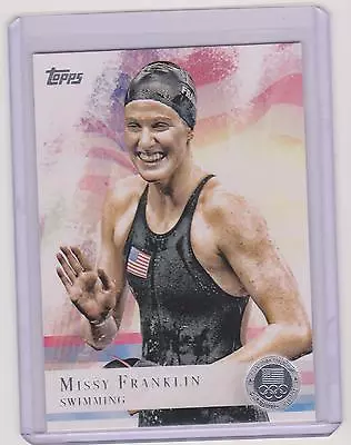 2012 Topps Olympic Missy Franklin Silver Swimming Card #59 ~multiples • $4