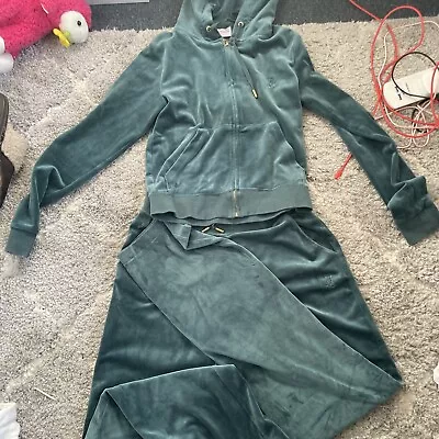 Green Teal Full Juicy Couture Tracksuit • £35