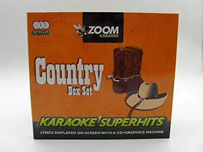 ZOOM KARAOKE - Karaoke Superhits  Country Box Set CDG - New CD - K600z • £9.84