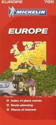 Michelin Map Europe 705 [Maps/Country [Michelin]] • $12.79