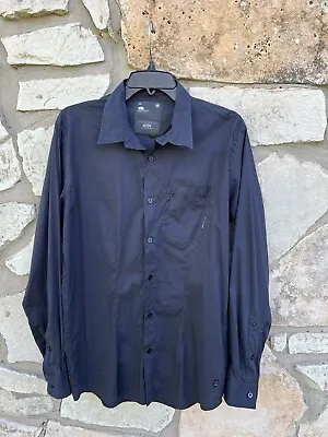 G Star Raw Men Black Button Down Shirt Size Xl • $39