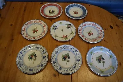 Set Of 8 Villeroy & Boch COTTAGE Country Collection Salad Plate 8 1/8  - Germany • $39.99