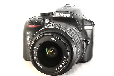 Nikon D3400 Digital SLR Camera W/AF-S NIKKOR 18-55mm F/3.5-5.6G DX VR Lens • $499