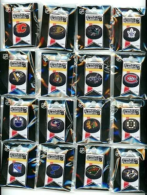 2017 NHL Stanley Cup Playoffs Team Banner Pins Choose Pin From 16 Teams Aminco • $7