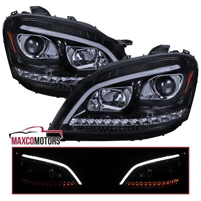 Fits 2006-2008 Mercedes W164 ML350 ML500 LED Strip Smoke Projector Headlights • $329.49