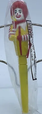 NEW! VintageMcDonalds Happy Meal ToyInk Pen NecklaceRonald McDonald1980. • $8.99