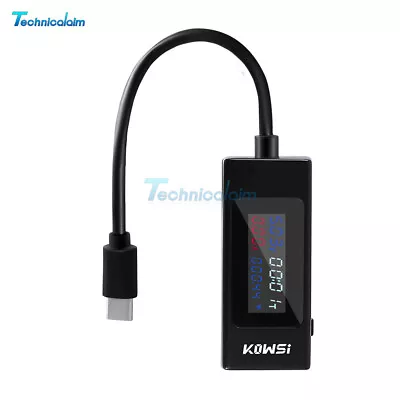 Mini LCD USB Type-C Voltage Current Detector Mobile Power Charger Tester Meter • $5.09