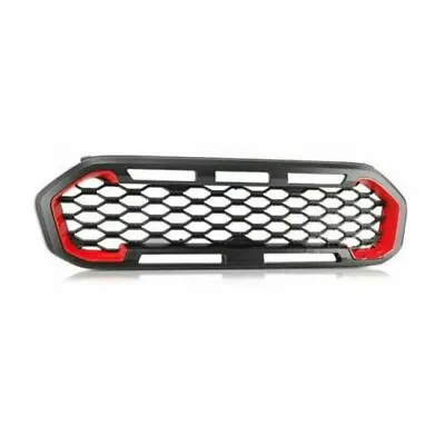 Raptor Style  Matt Black Grille Suitable For Ford Ranger PX2PX3 With Red Insert • $199.99