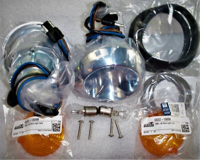 $64.95 • Buy 1965-6 MUSTANG PARKING LIGHTS PAIR KIT- FOMOCO LENSES $64.95 W/shipping