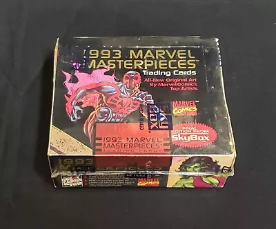 1993 Skybox Marvel Masterpieces Trading Cards 36 Pack Box 243970/350000 • $149.99