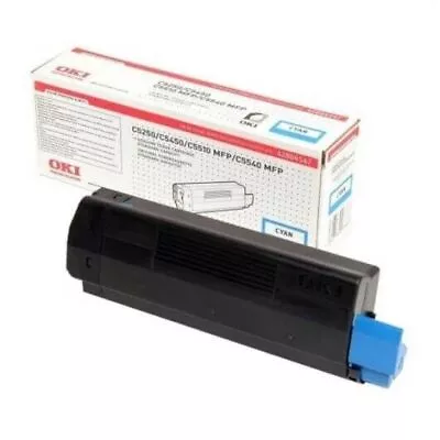 Toner OKI 42804547 Original Cyan New 3000 Pages For C5250 C5450 C5510 MFP • £51.28