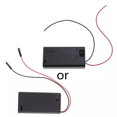 £3.44 • Buy 2/4 Slot AA Battery Holder Box Battery  With Switch New AA Battery Box 3V 6V