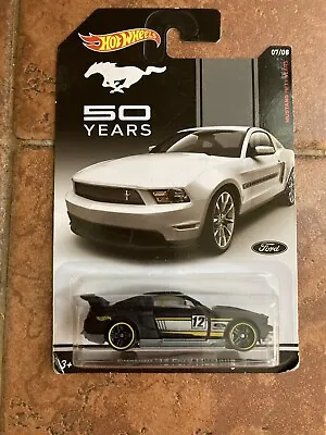 Hot Wheels 50 Years Of Mustang ‘12 Ford Custom Mustang 1:64 Scale • $7