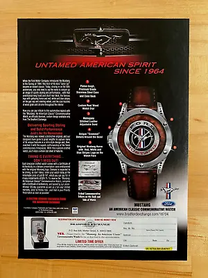 2015 Original Print Ad Ford Mustang Watch • $3.99