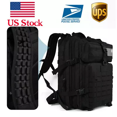 Tactical Backpack 45L Military Outdoor Hunting Hiking Camping Travel Rucksacks • $30.99