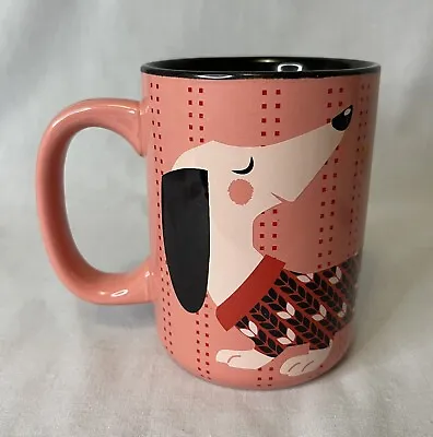 Kitsch ‘n Glam Dachshund Dog In Sweater Pink Coffee Mug • $11