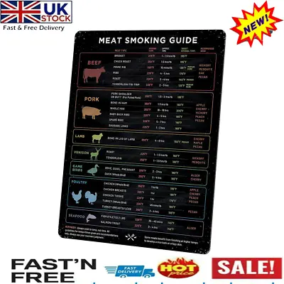 Best Improved Version Meat Smoking Guide More Meat Types (44) BBQ Smoker~ • £5.63