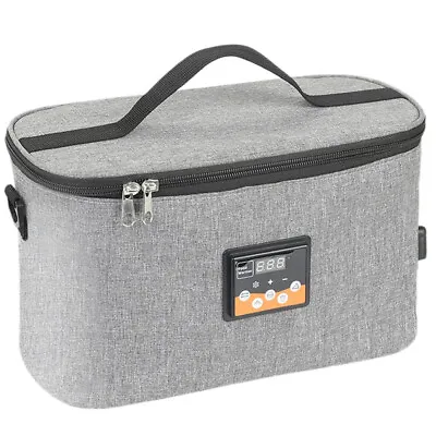 Portable Car Electric Heating Lunch Box Food Warmer Travel Bag 8L W/LCD Display • $32.30