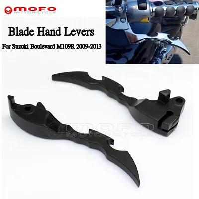 Grip Blade Brake Clutch Hand Lever For Suzuki Boulevard M109R 2009-2013 Black • $32.98