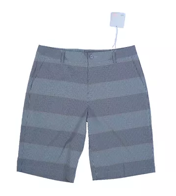 Puma Pattern Golf Shorts Gray Moisture Wick UPF Dry Cell Stretch Shorts Mens 34 • $18.99